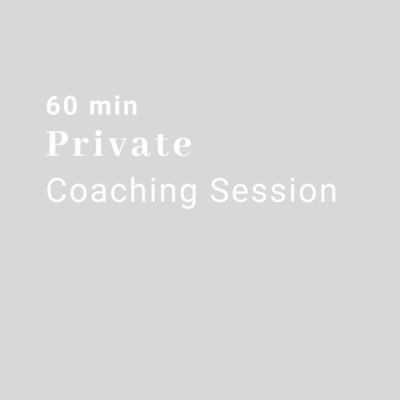 60 min 1:1 Coaching Session