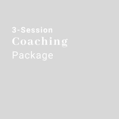 3-Session Coaching Package